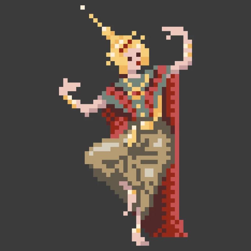 8bit thai dancer
