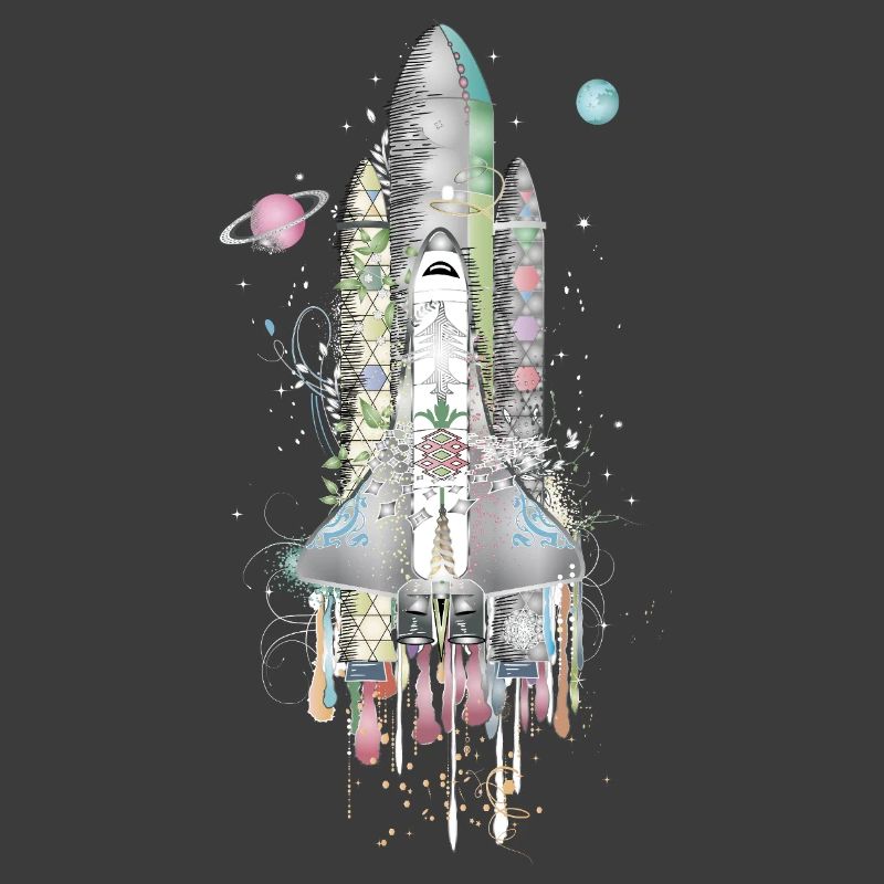 Imaginative Space Shuttle - Artfully Designed