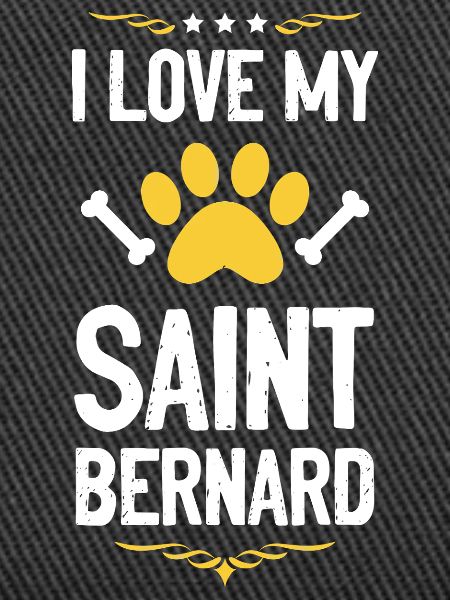 J’aime mon Saint-Bernard