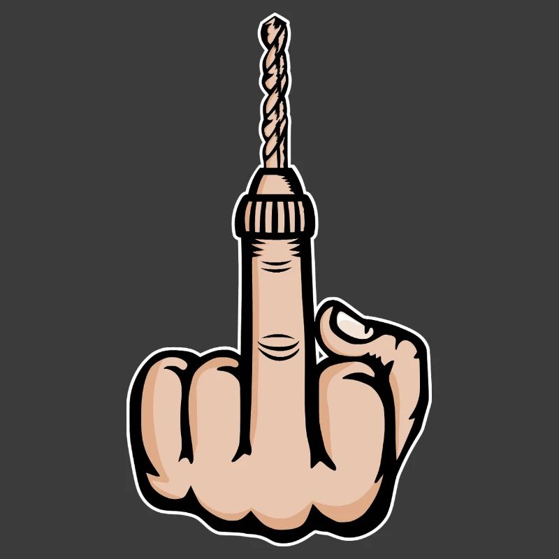 Conception de la perceuse au doigt d’honneur