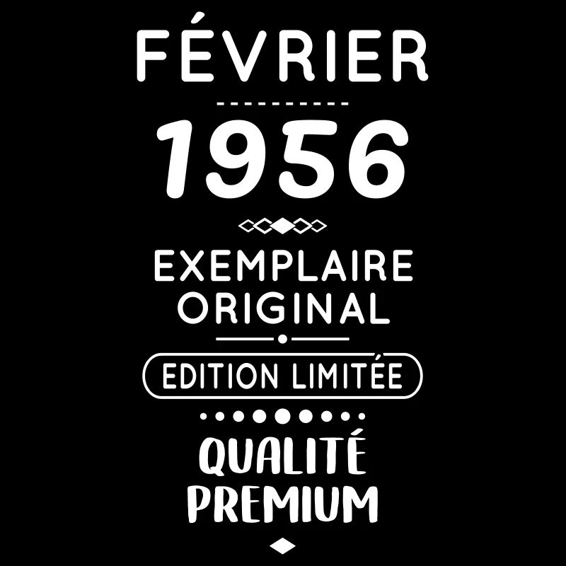 Anniversaire 70 ans - Février 1956 Original