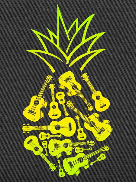 Hawaiian Ukulele Uke Pineapple