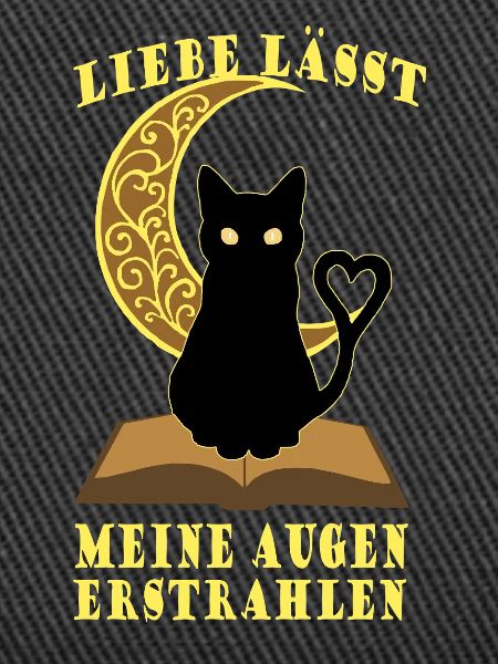 Romantic Moon Book Cat