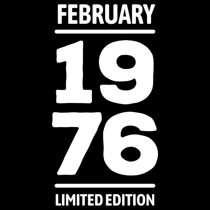 Édition limitée cadeau d’anniversaire de février 1976