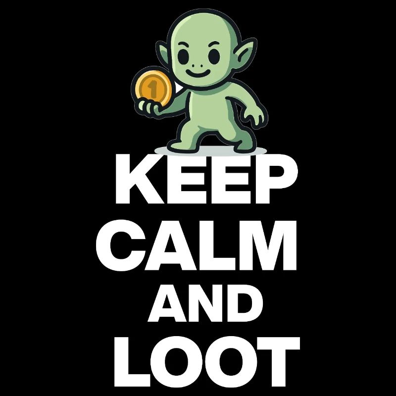 KEEP CALM AND LOOT, GOBLIN GOLD! ZOCKER NERD PARTY