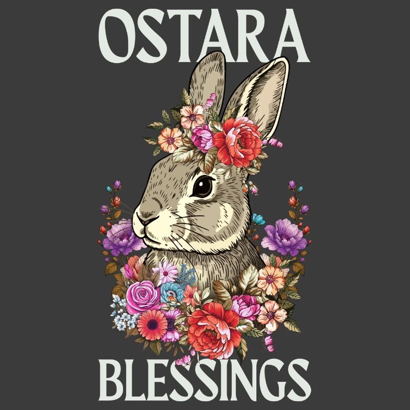 Ostara Blessings Happy Easter Rabbit