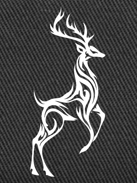 Wild Deer Silhouette