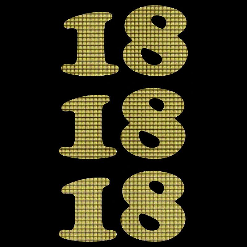 18 ans de conception anniversaire du Plaid