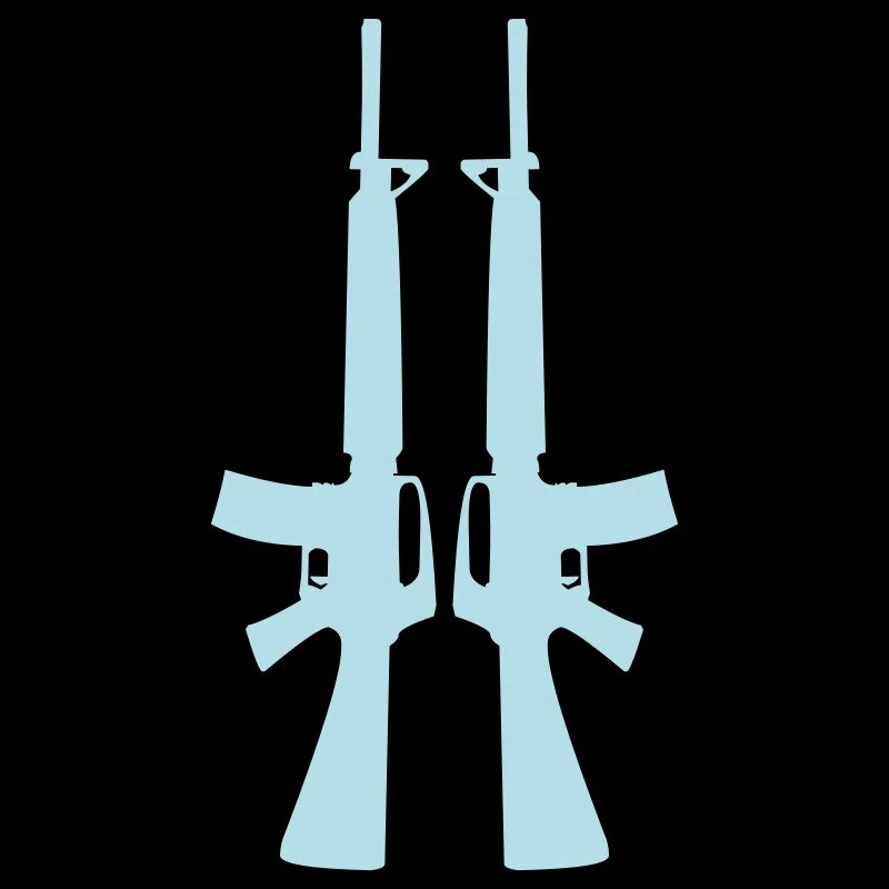 Doppelgewehr Silhouette