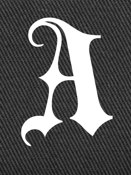 Gotische Monogramm Ein Schrift