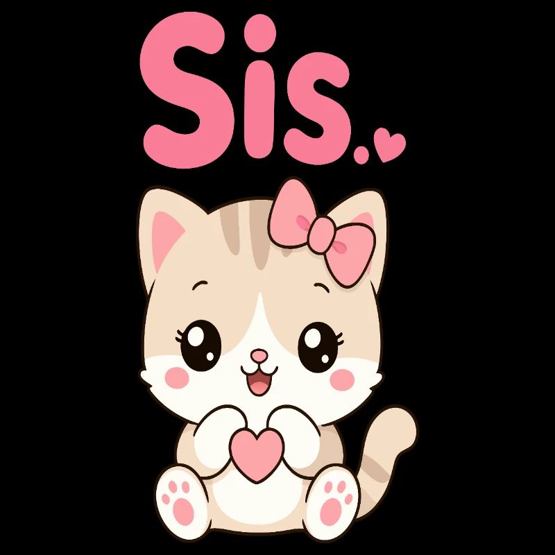 Katzen Sis Herzchen Kawaii