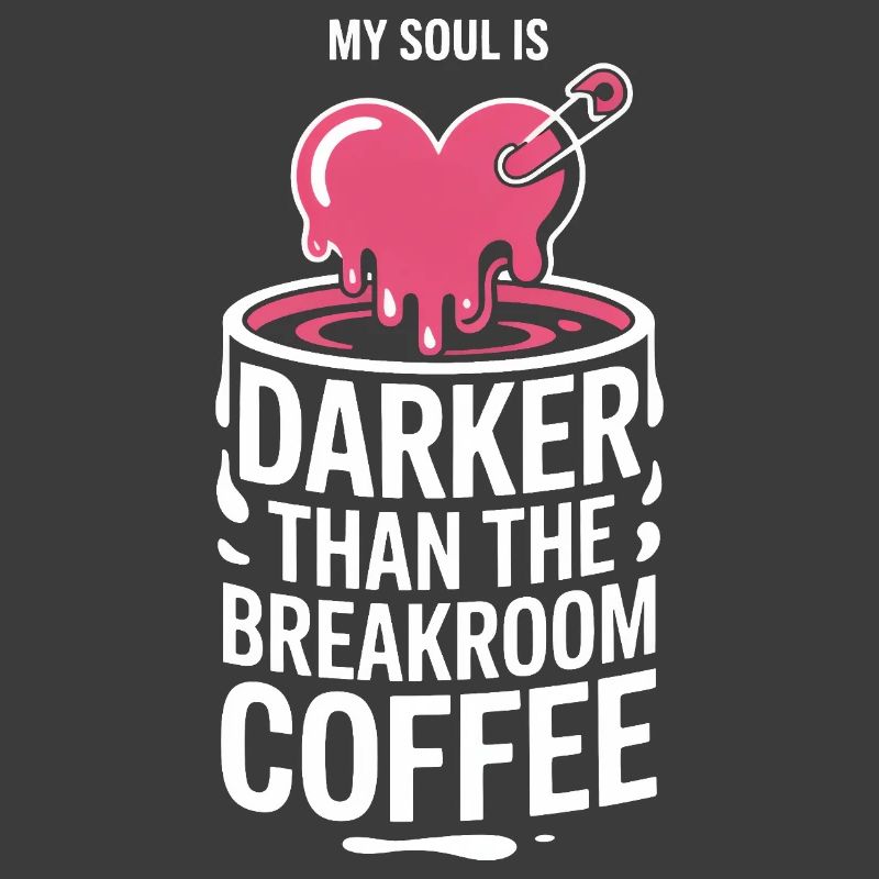 Plus sombre que le café de la salle de pause