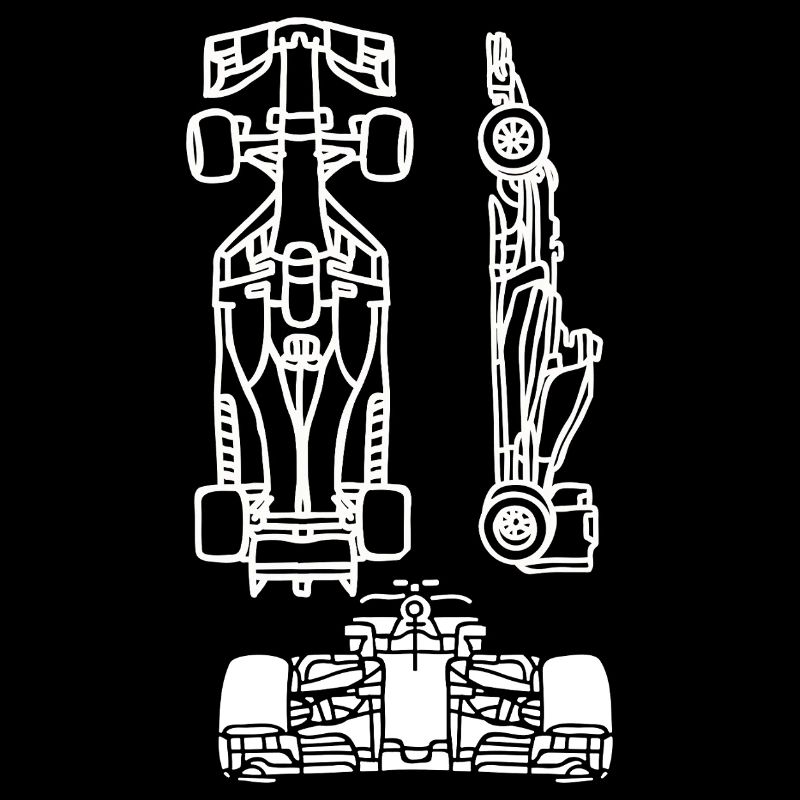 Plan de la technologie des voitures de course – Design moderne