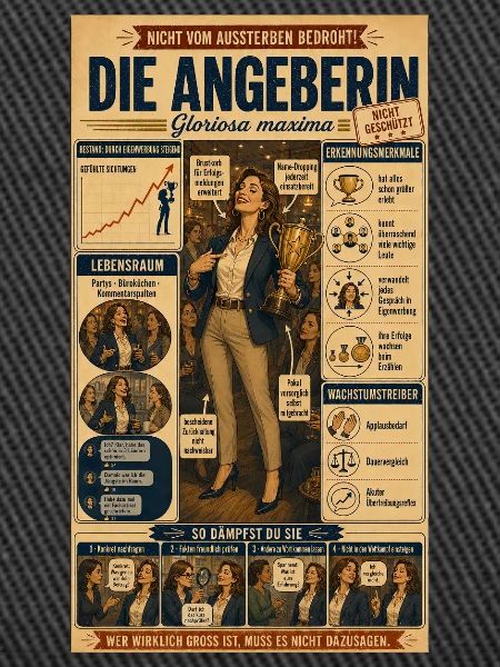 Die Angeberin – Eigenwerbung inklusive