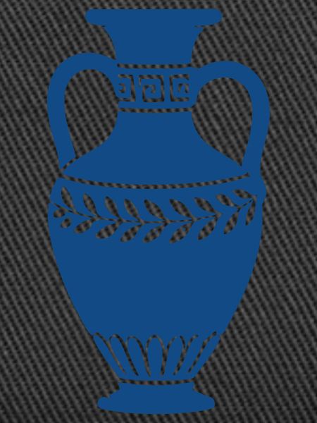 Griechische Vasen Silhouette