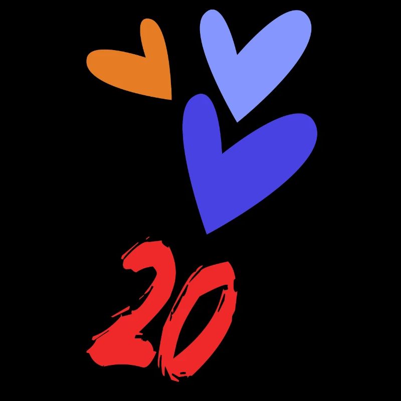 20. 20 ANS. 20e ANNIVERSAIRE. ANNIVERSAIRE 20 ANS.