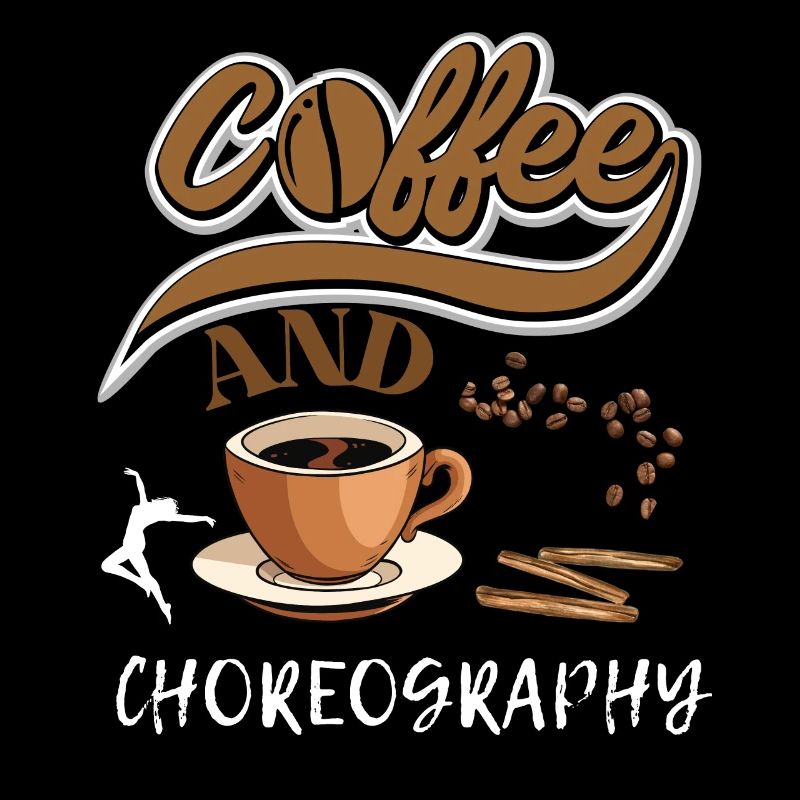 Citation d’instructeur de danse amusante café et chorégraphie