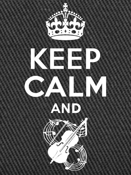 Keep Calm - Geige