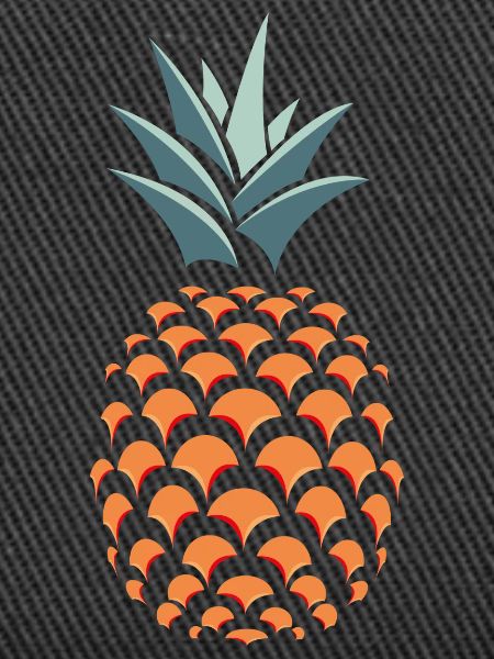 3D pineapple