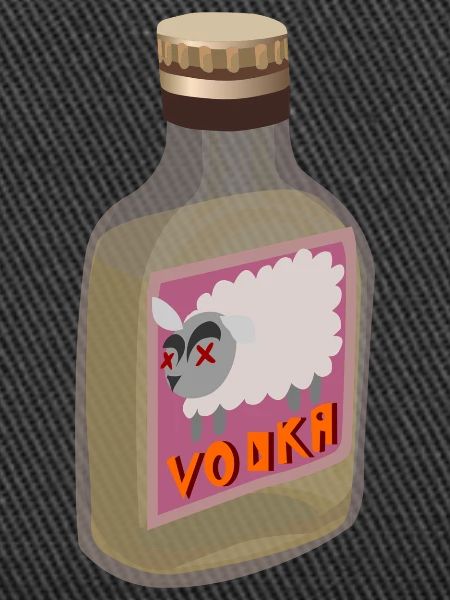 Vodka bottle