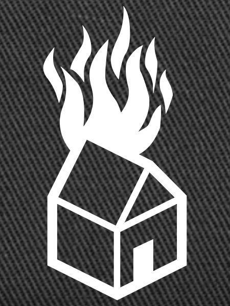Burning house