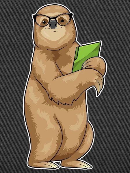 Sloth Secretary Folder Office