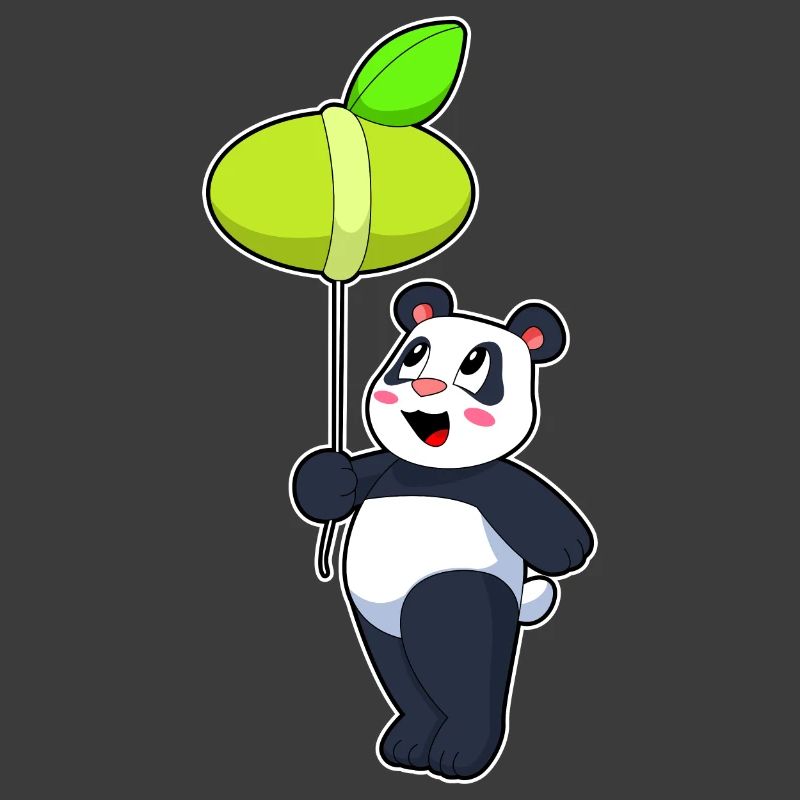 Panda Luftballon