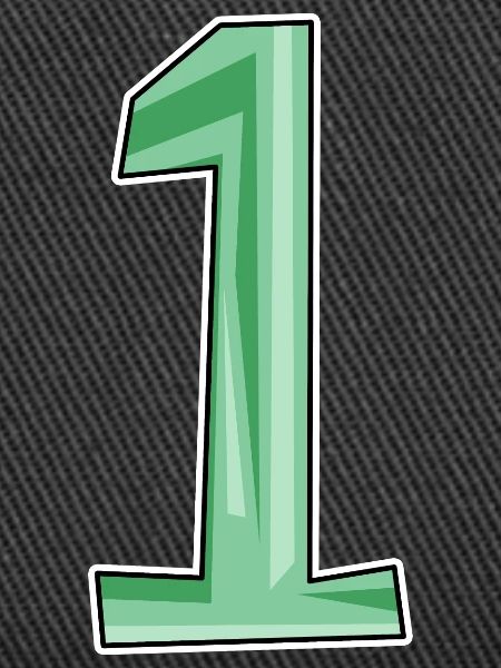 1 green