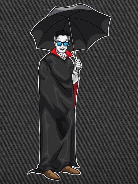 Vampire Halloween Umbrella