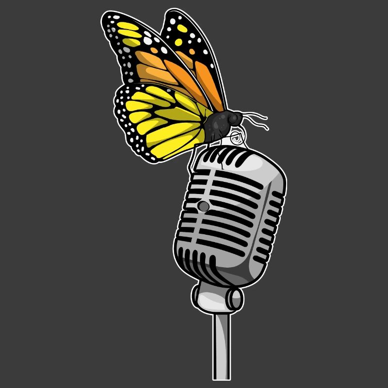Chant papillon Chant au micro