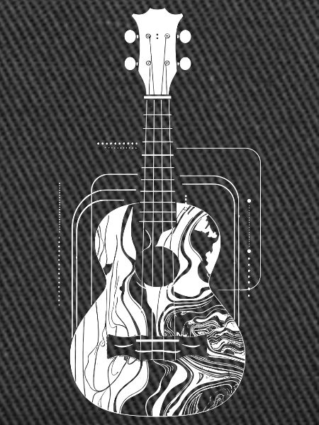 Ukulele Drawing