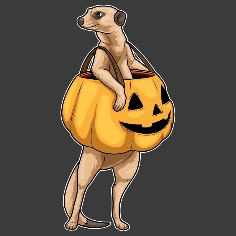 Halloween de suricates Jack O’O’Lantern