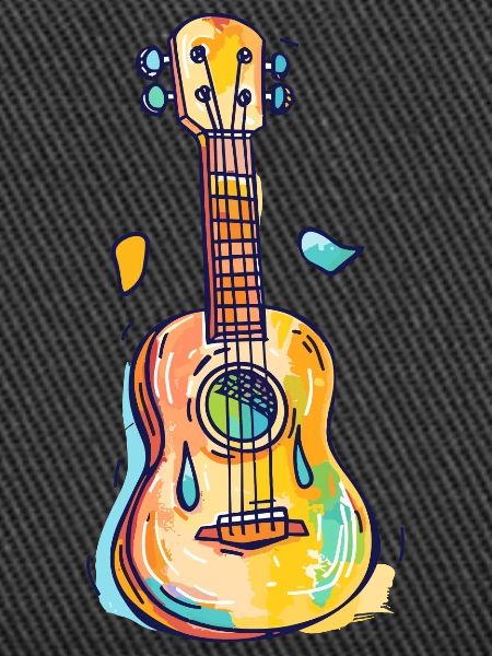 Ukulele Comic Look