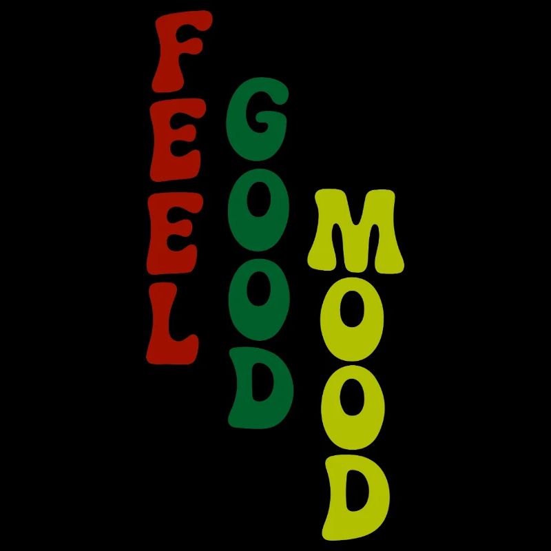 Feel Good Mood Vertical Typography