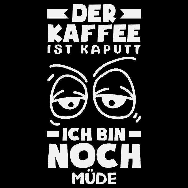 Le café est rompu – sommeil fatigué