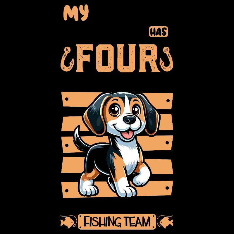 Pêche et Kerry Beagle
