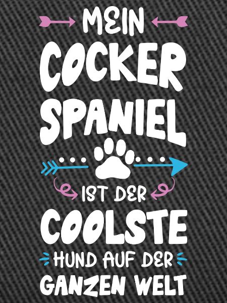 cocker spaniel hund spruch