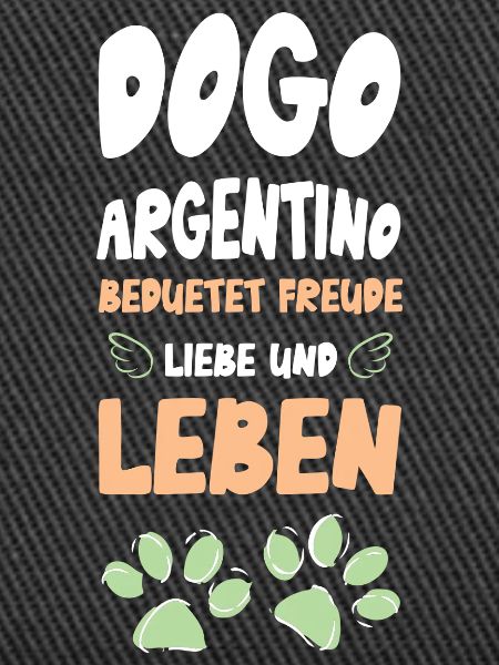 Dogo Argentino Lebensfreude
