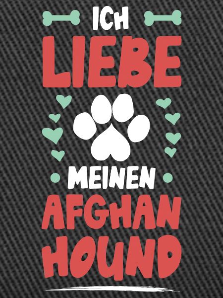 Ich liebe Afghanischer Windhund