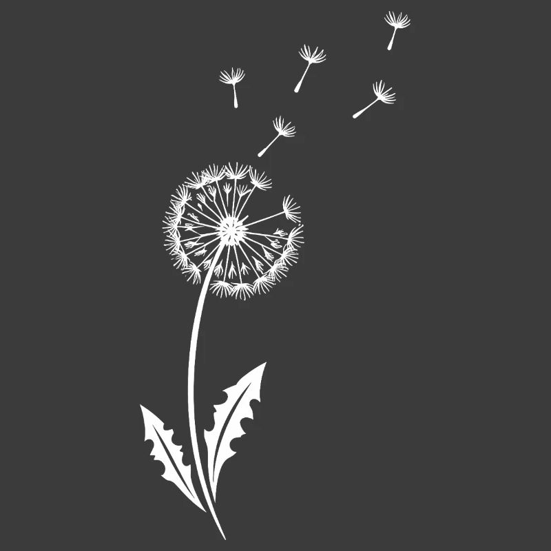 Dandelion Minimal Design – Dandelion Line Art