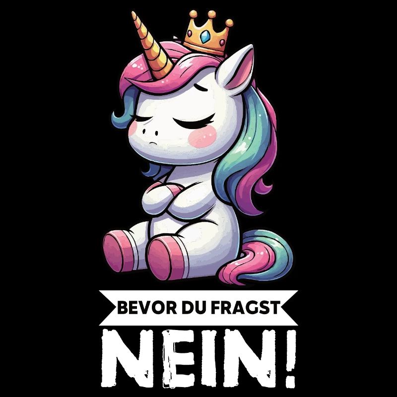 Bevor Du Fragst Nein Einhorn Einhörner Einhornfan 