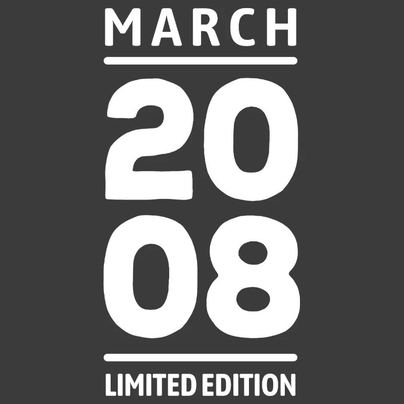 Édition limitée cadeau d’anniversaire de mars 2008