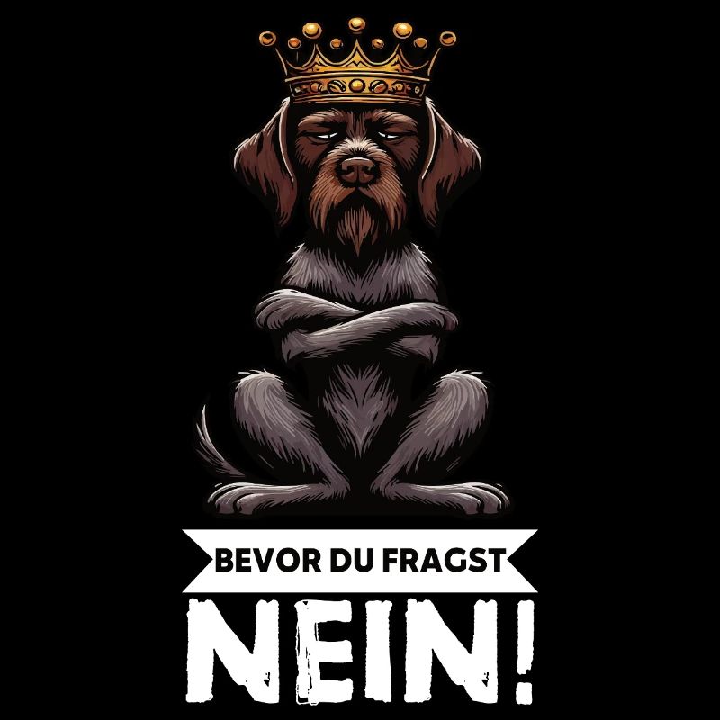 Bevor Du Fragst Nein Deutsch Drahthaar Drahthaare 