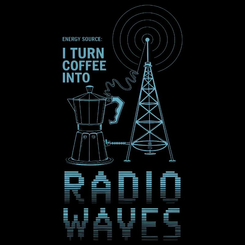 Coffee into Radio Waves