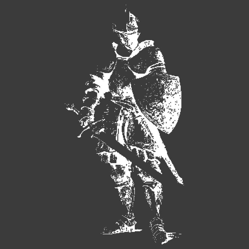 Silhouette du Chevalier de Fer