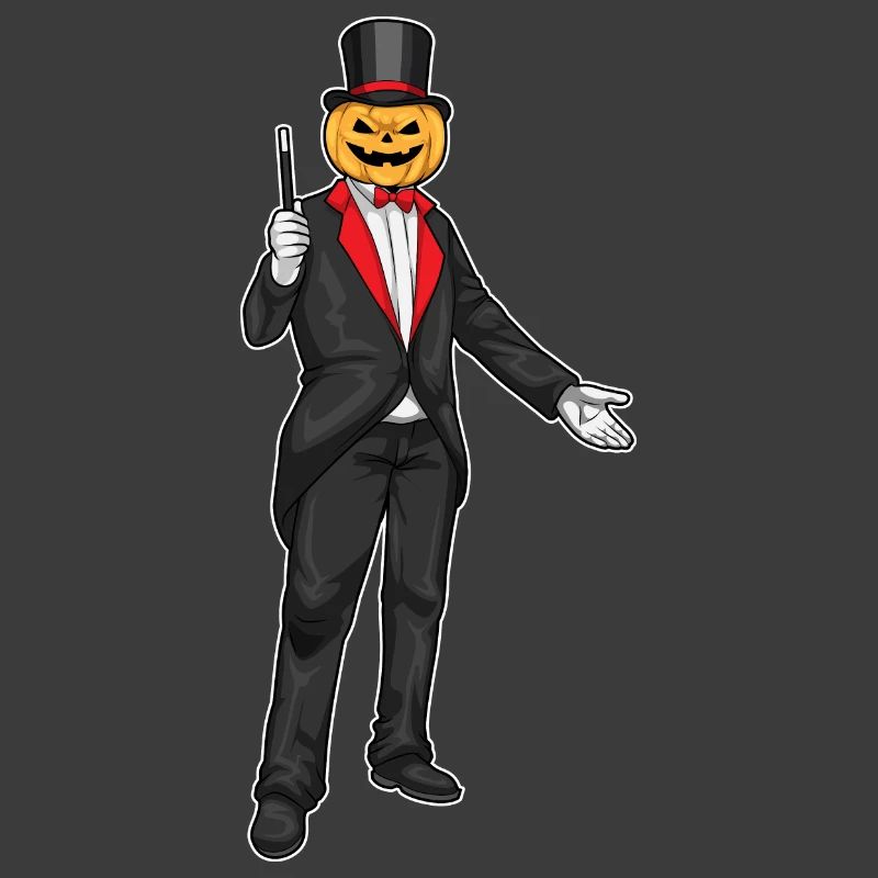 Jack O'Lantern Halloween Wizard