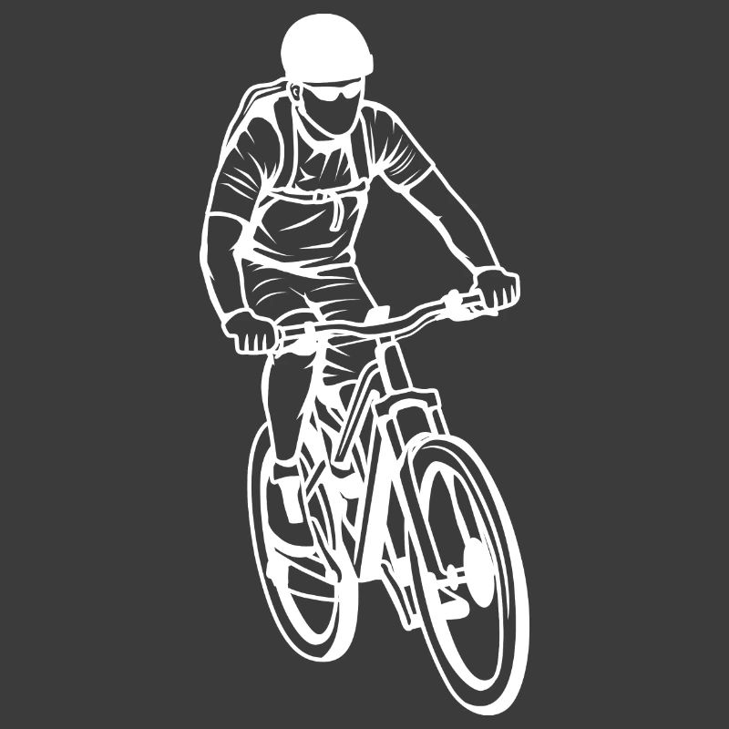 Mountainbiker Skizze