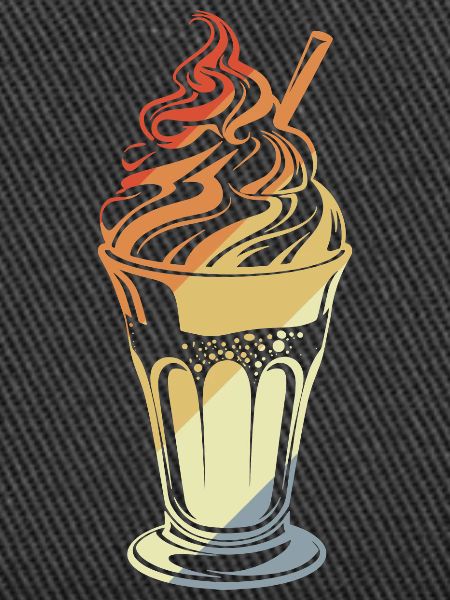 Eisbecher Retro Stil
