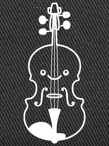Cartoon Violin
