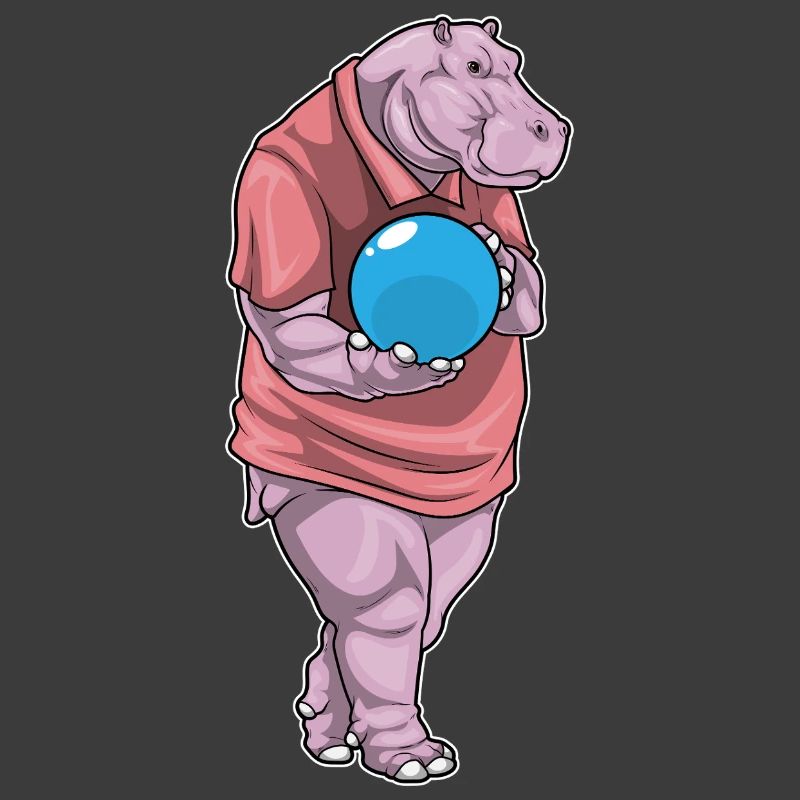 Hippo Bowling Boule de bowling
